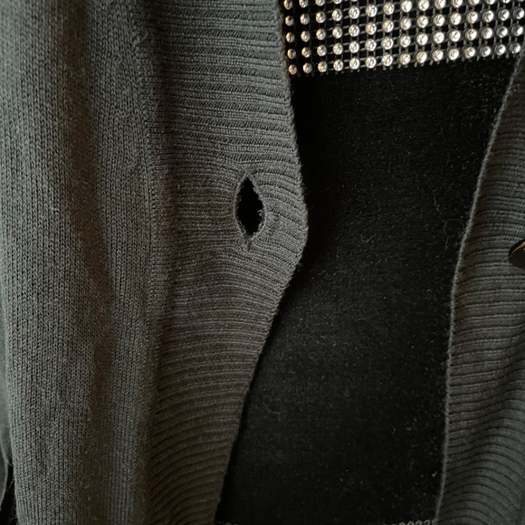 Laura Size 3X Black Cardigan - Picture 6 of 10